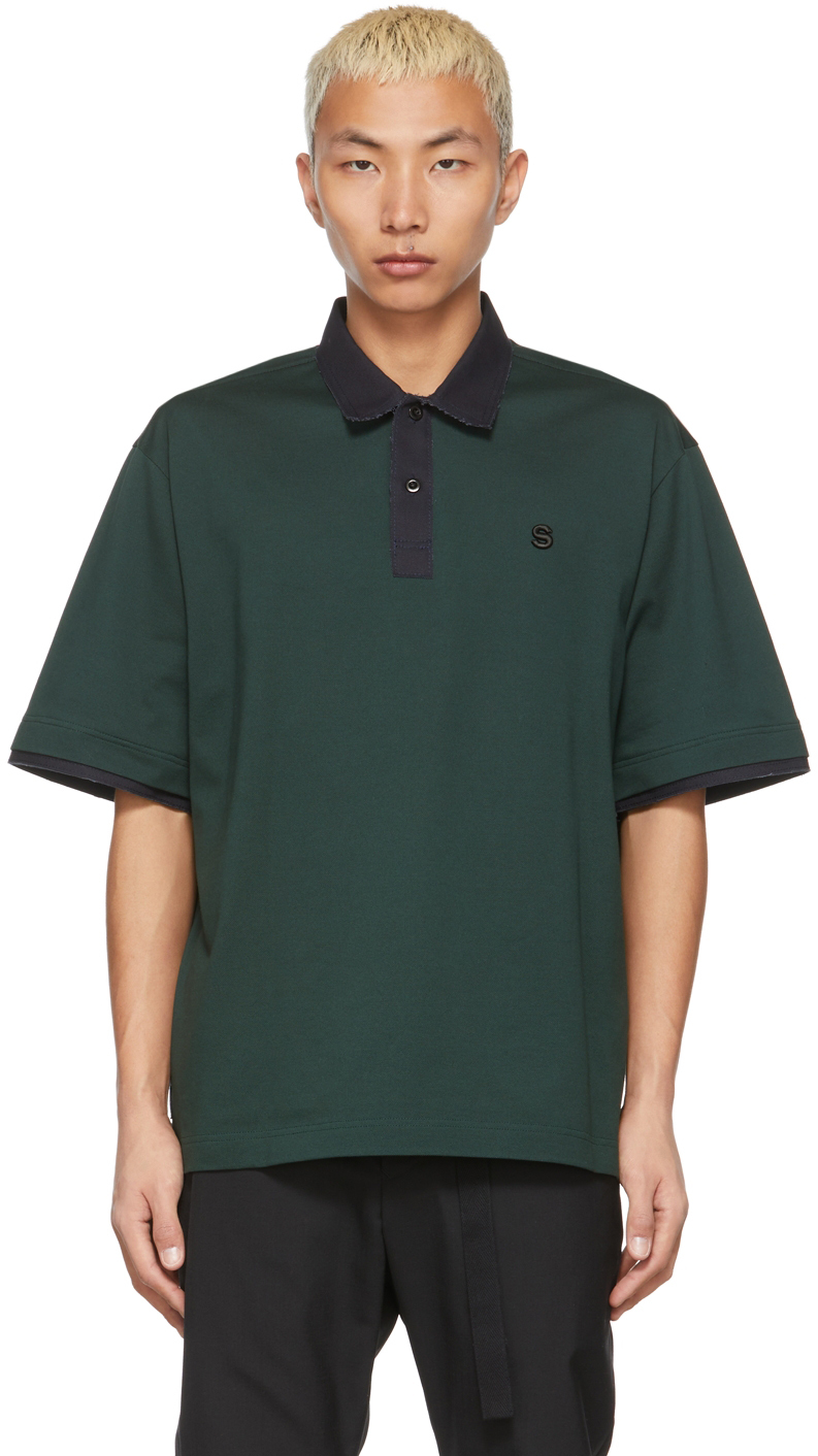 sacai polo shirt