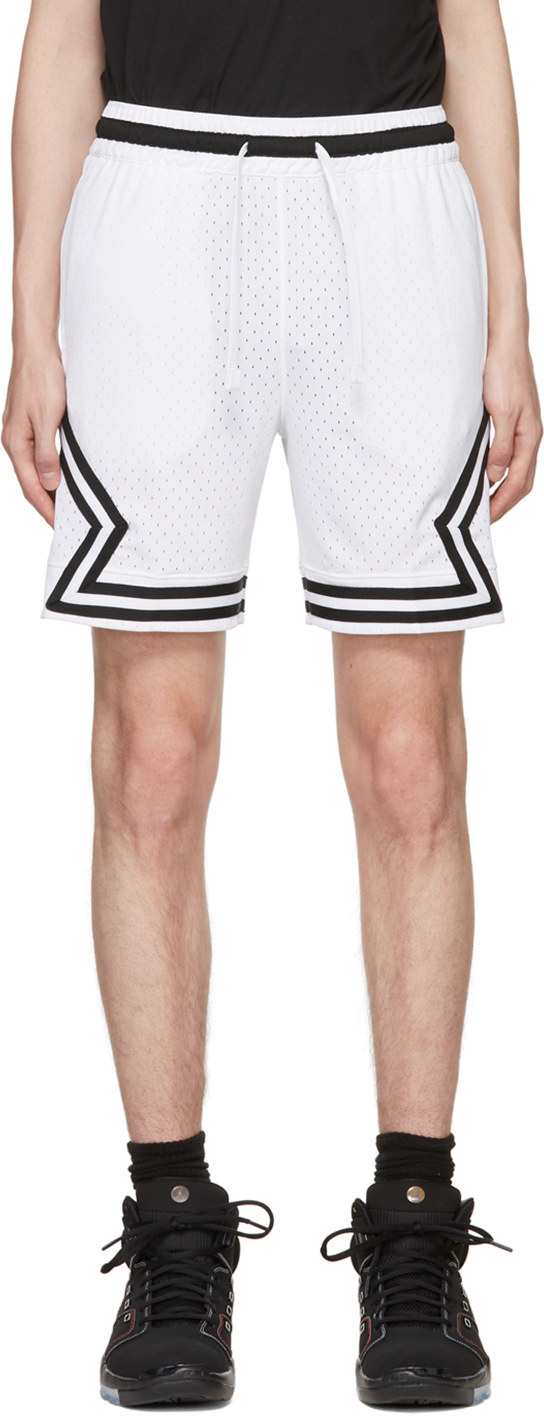 White Polyester Shorts by Nike Jordan 