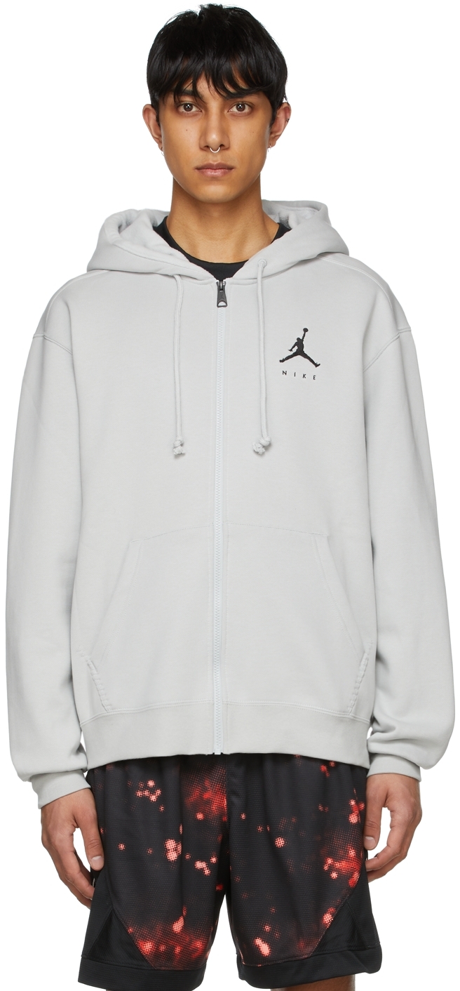 Nike Jordan Grey Jumpman Hoodie