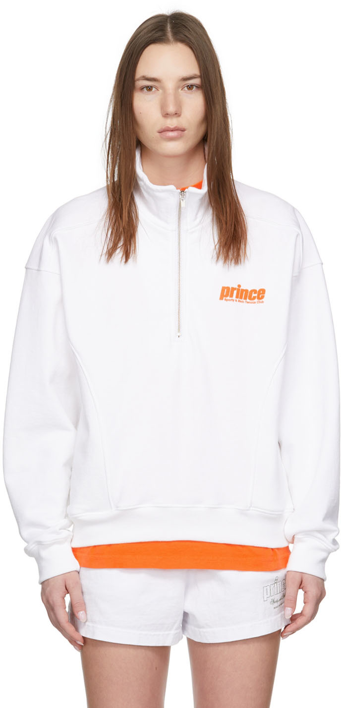 White Prince Edition Sporty Quarter-Zip 