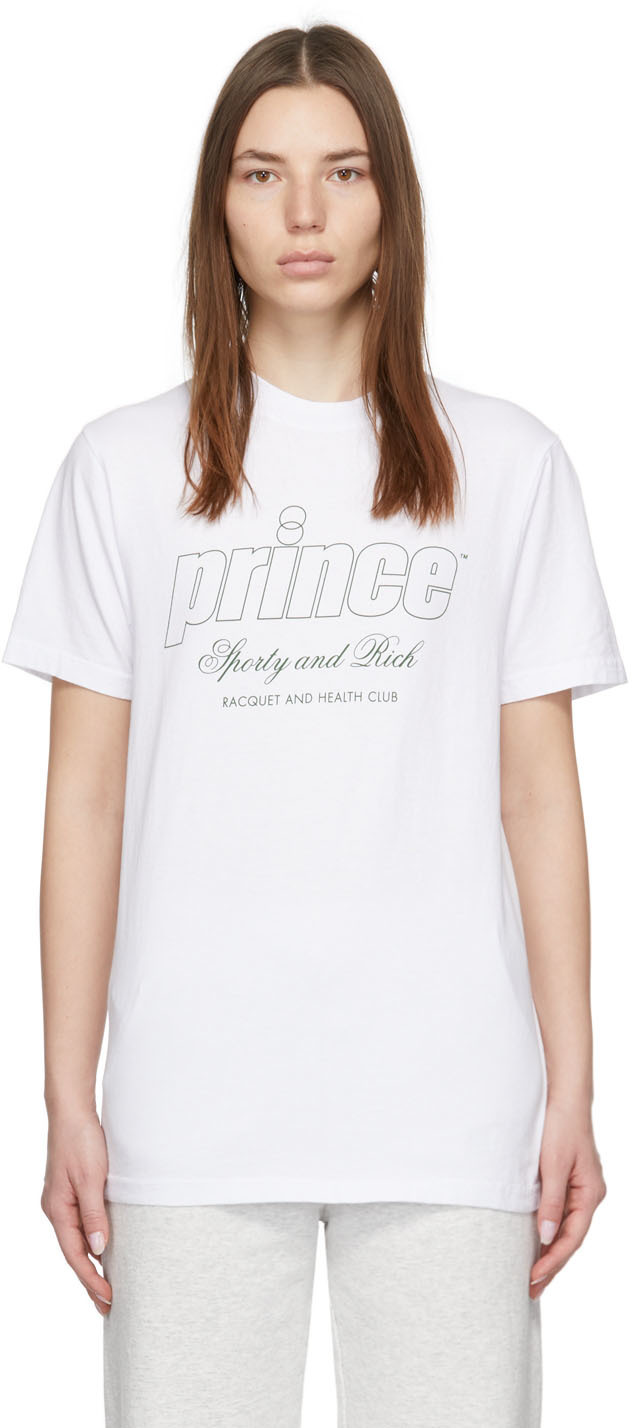 Sporty & Rich White Prince Edition Health T-Shirt