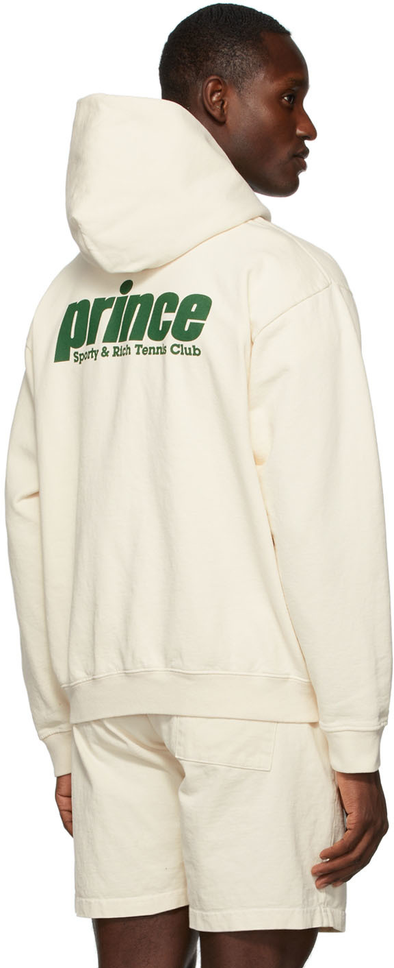 Sporty & Rich Beige Prince Edition Sporty Hoodie | Smart Closet