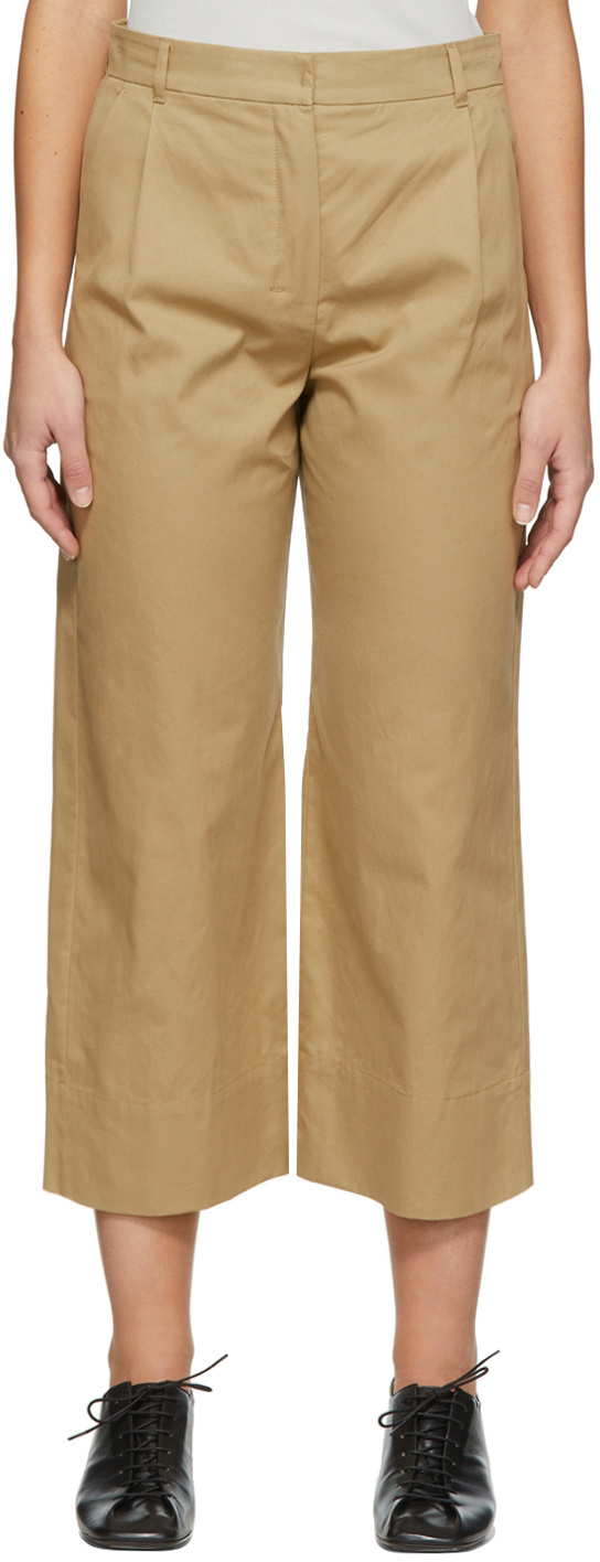 Beige Gabardine Desert Trousers