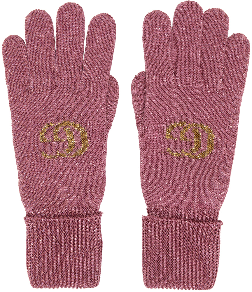 gucci pink gloves