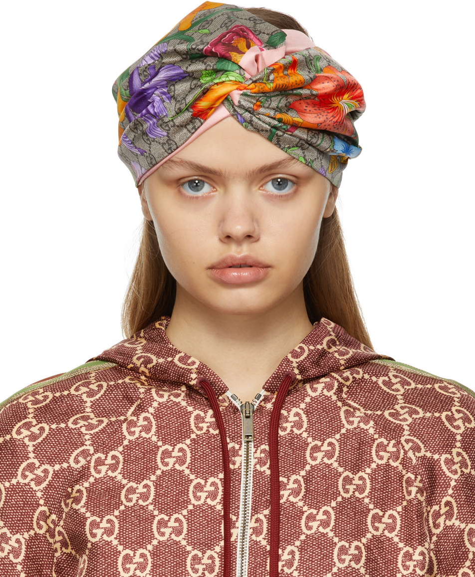 Gucci: Multicolor Floral Headband | SSENSE