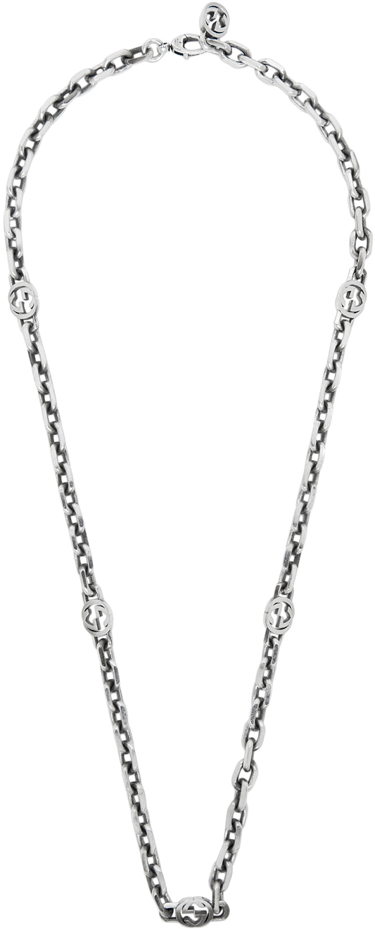 Gucci Silver Interlocking G Necklace Smart Closet