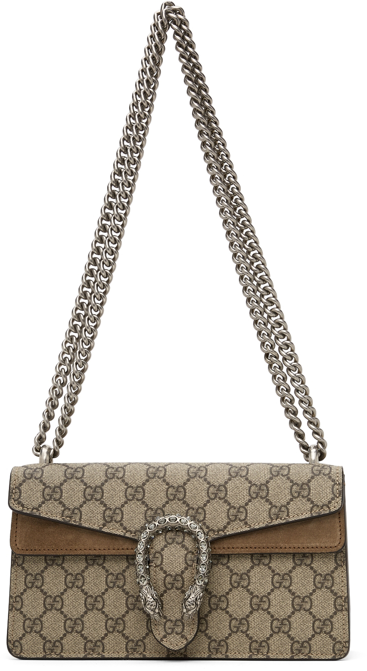 Gucci Dionysus Small GG Bag Beige/White