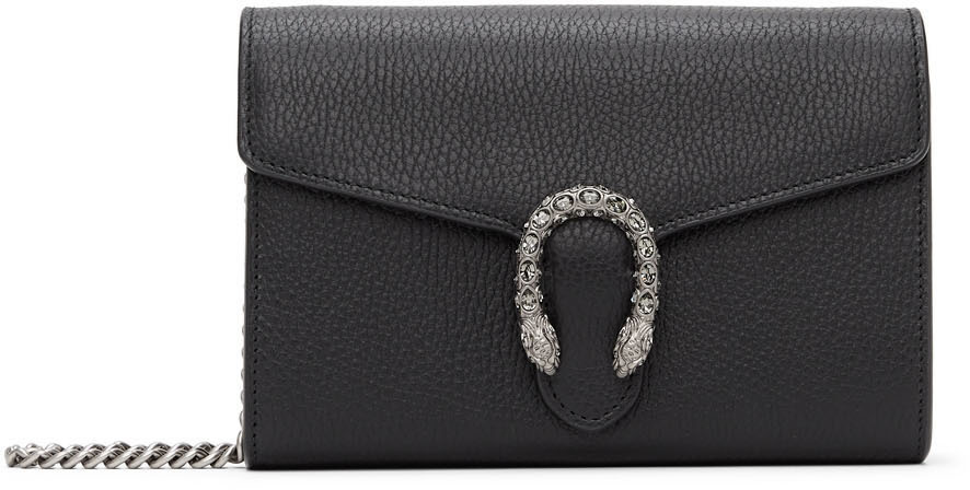 Black Mini Dionysus Wallet Chain Bag