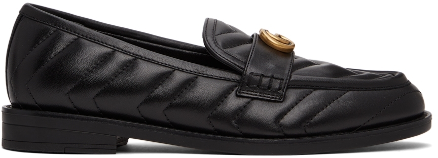 Gucci Black Double G Loafers