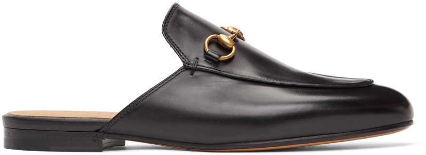Gucci Black Princetown Classic Loafers