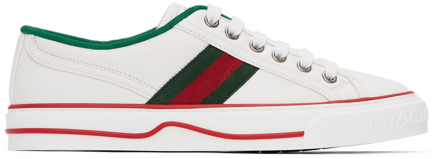gucci white running shoes