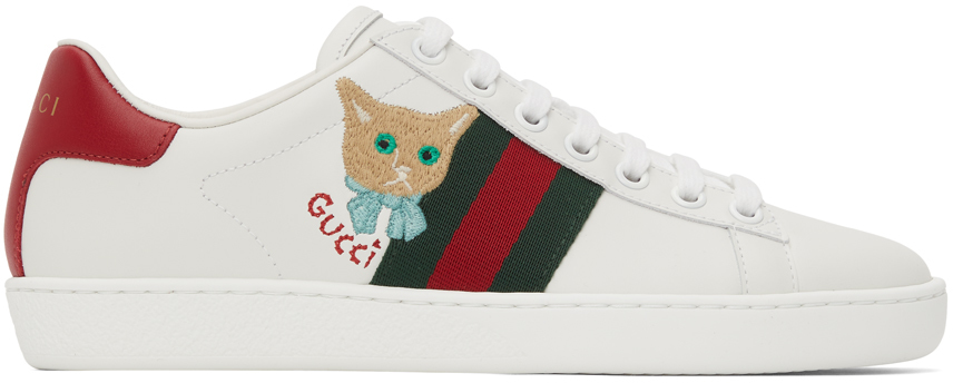Gucci Off-White Cat Ace Sneakers