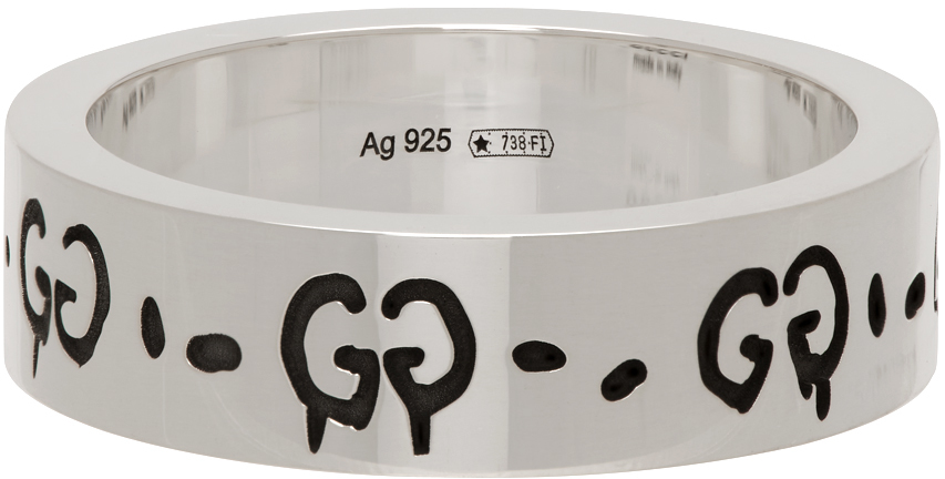 Gucci X Trouble Andrew Ghost Bracelet - Silver