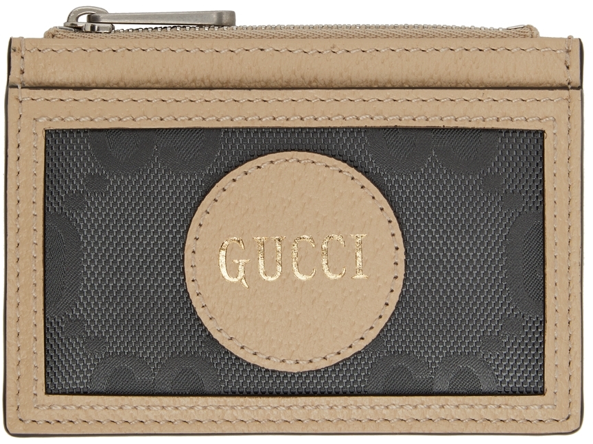 Gucci Grey Off The Grid GG Zip Card Holder