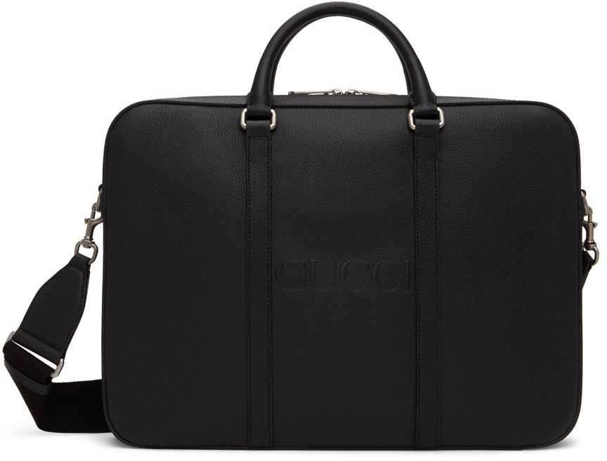 Gucci Black Cripto Business Briefcase