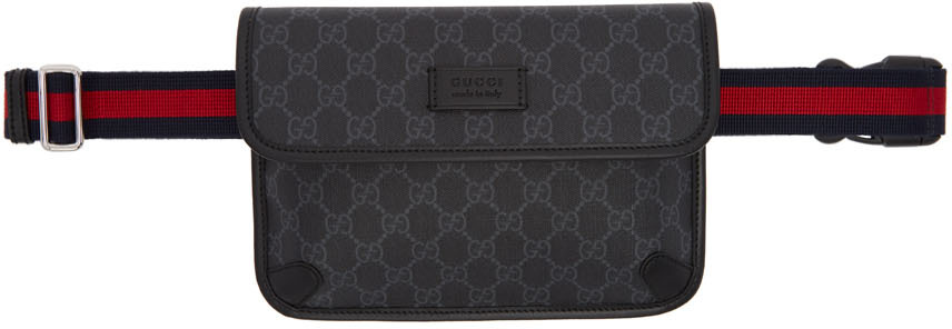 Gucci Black GG Belt Bag
