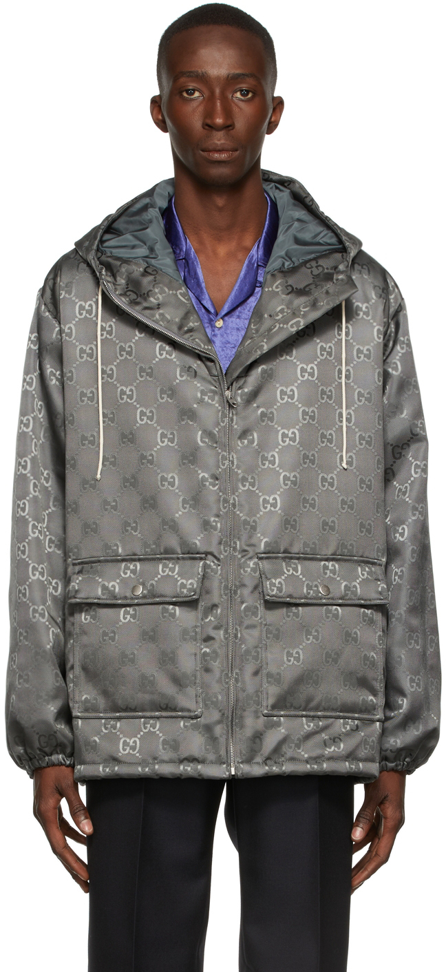 Gucci: Off The Grid GG Zip Jacket | SSENSE UK