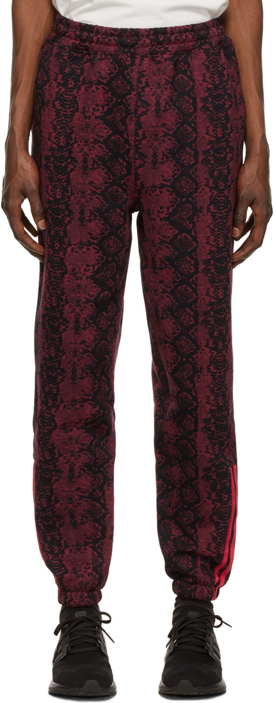 adidas x IVY PARK Burgundy Cotton Lounge Pants