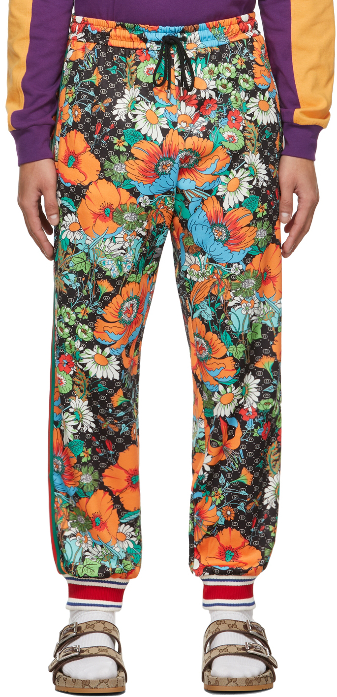 Gucci The North Face Edition Multicolor Floral Lounge Pants