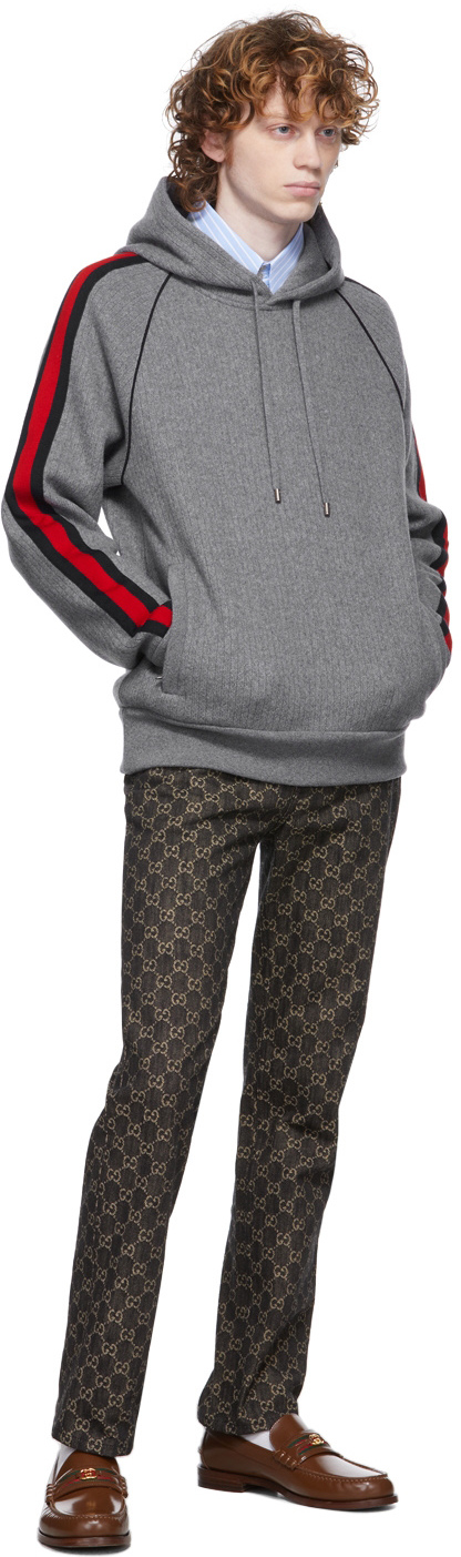 Gucci グレー フーディ