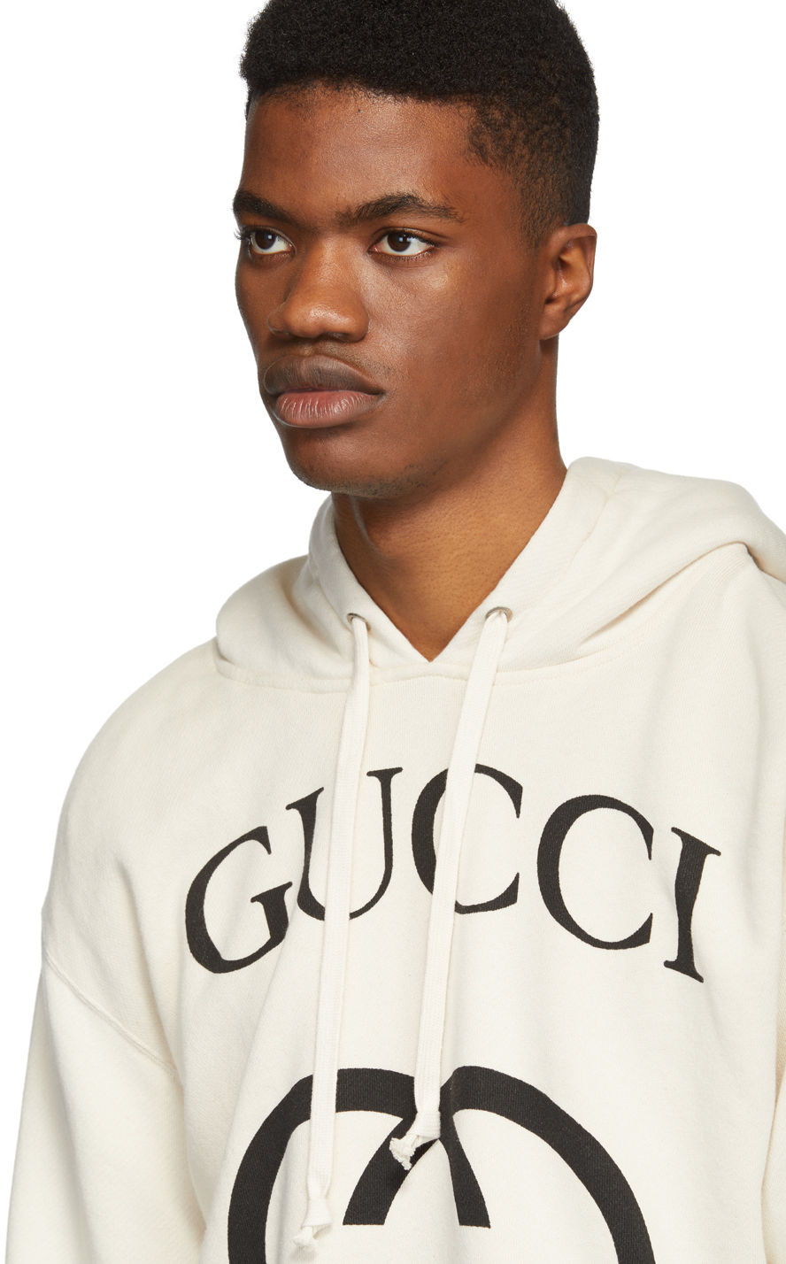 Gucci Off White Interlocking G Hoodie Smart Closet