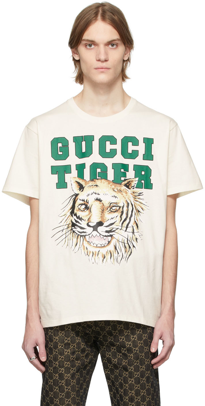 gucci shirt tiger white