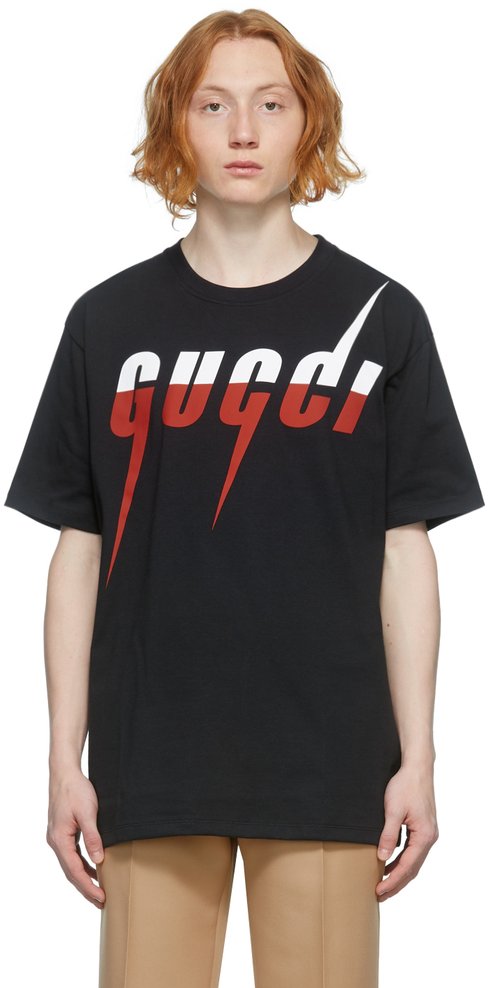 Gucci: Black Blade T-Shirt | SSENSE