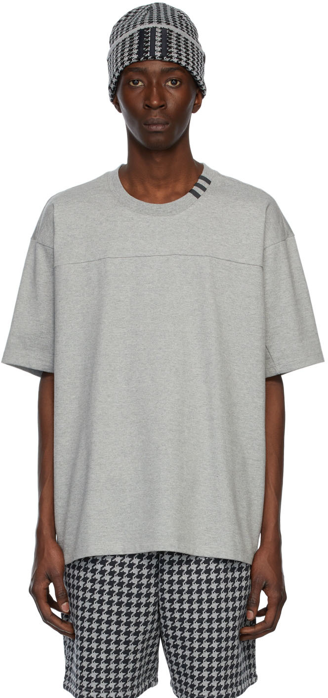Adidas X Ivy Park Ivy Park Cotton T-shirt In Grey