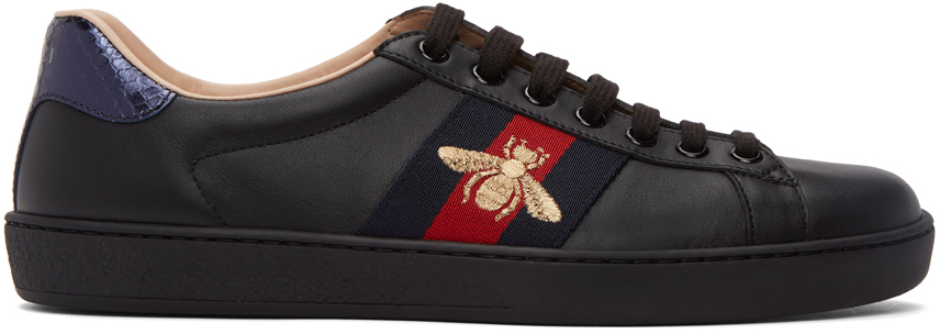 Gucci shoes black on sale sneakers