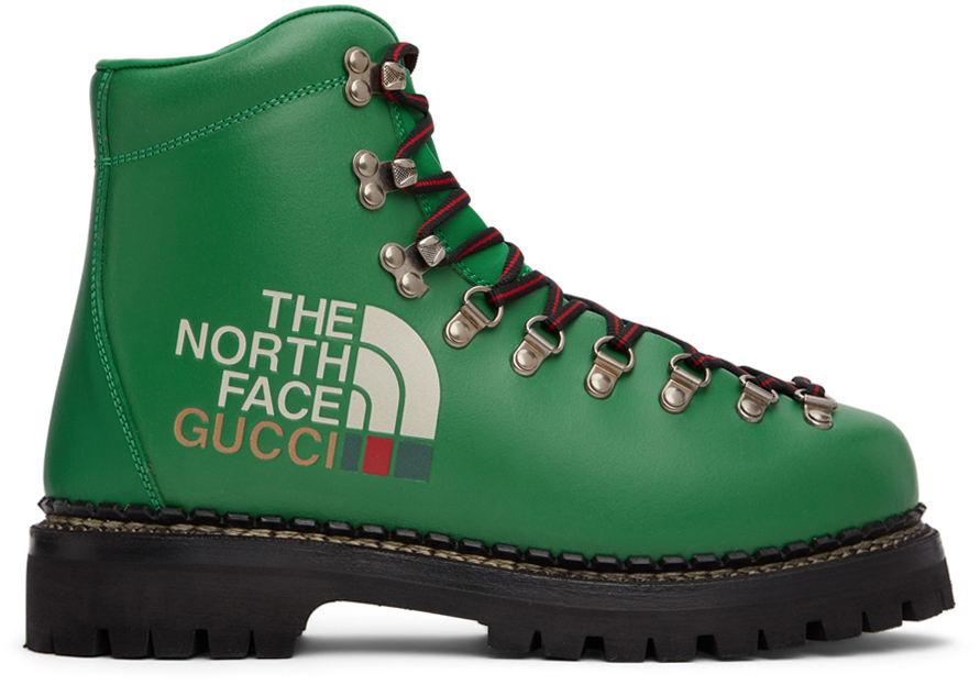 gucci lace up boot