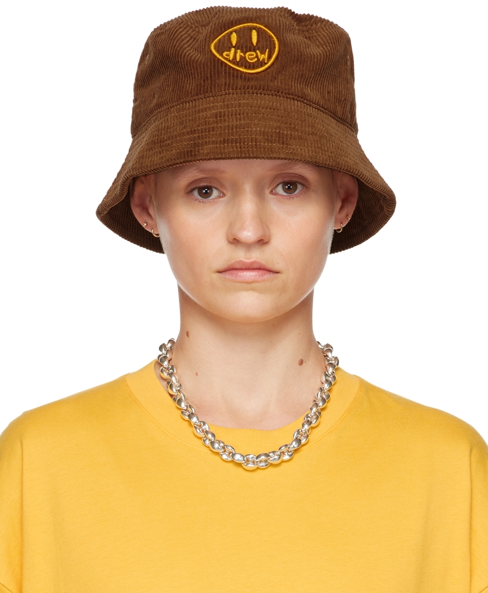 drew house Mascot Velvet Bucket Hat |