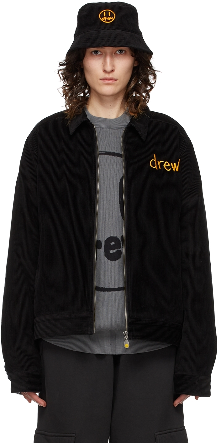 drew house SSENSE Exclusive Black Painted Mascot Jacket