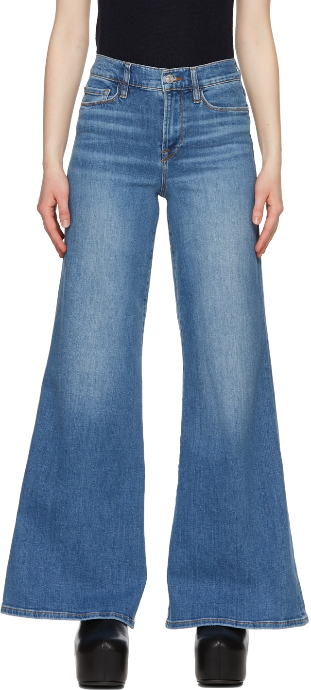 FRAME Blue 'Le Palazzo' Jeans