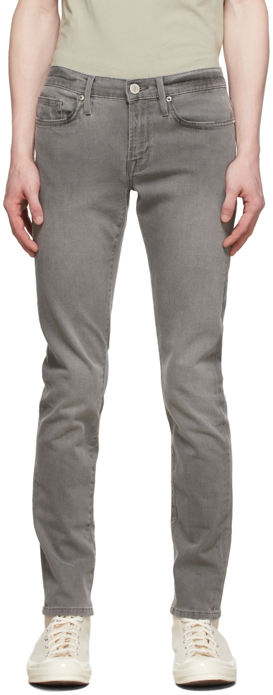 Ssense Uomo Abbigliamento Pantaloni e jeans Pantaloni Pantaloni slim & skinny Gray Aros Slim Trousers 