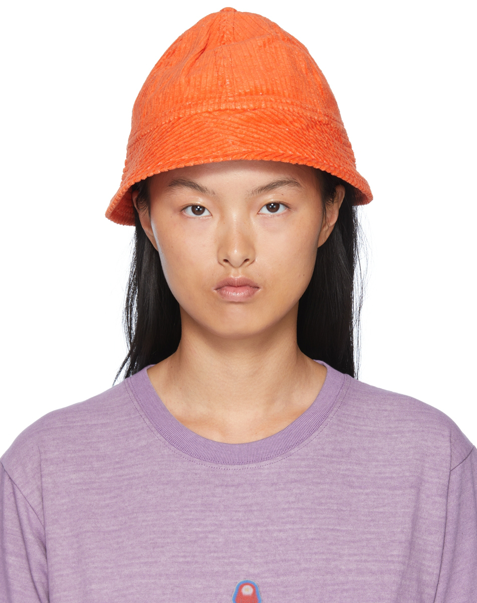 Gentle Fullness: Orange Organic Cotton Hill Hat | SSENSE Canada