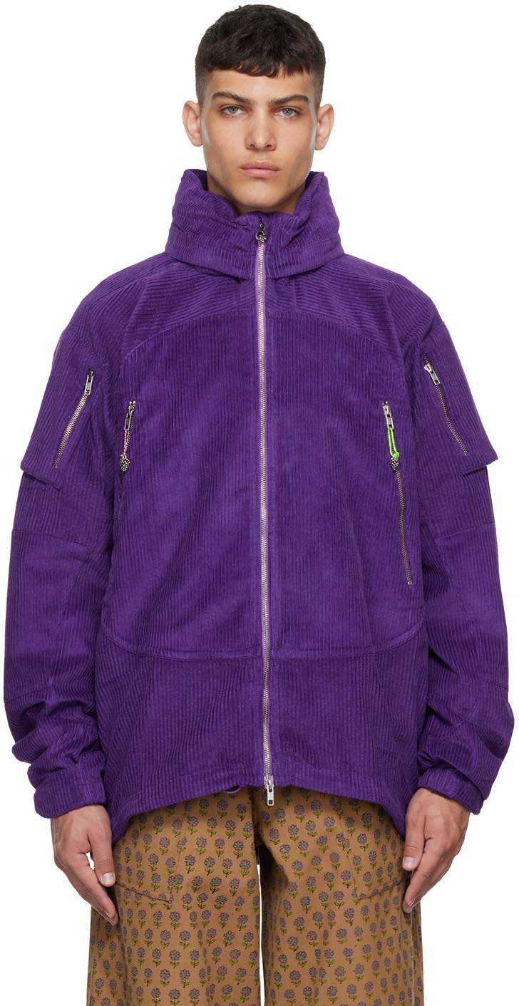 Gentle Fullness Purple Organic Cotton Jacket
