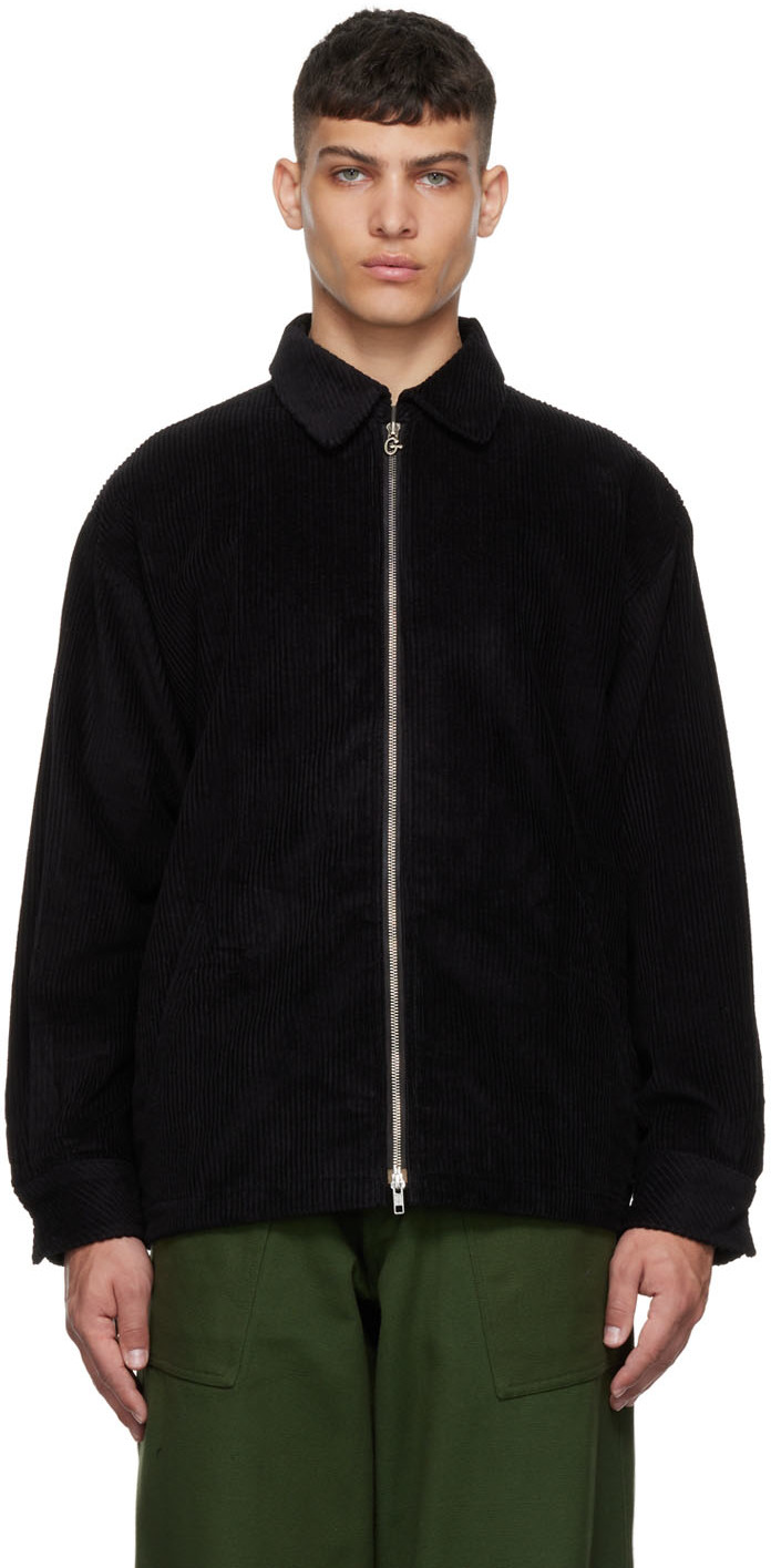 Gentle Fullness Black Cotton Jacket
