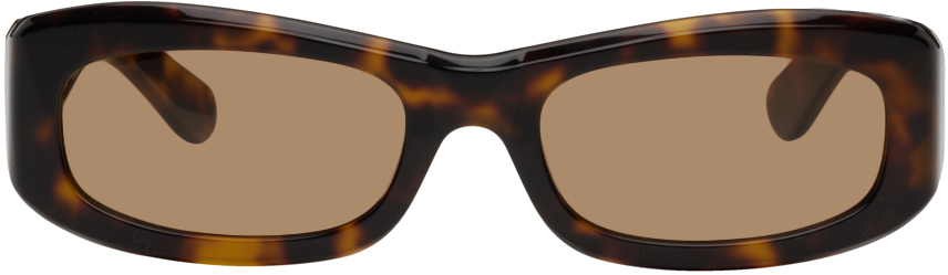 Ssense Uomo Accessori Occhiali da sole Tortoiseshell Unwound Sunglasses 