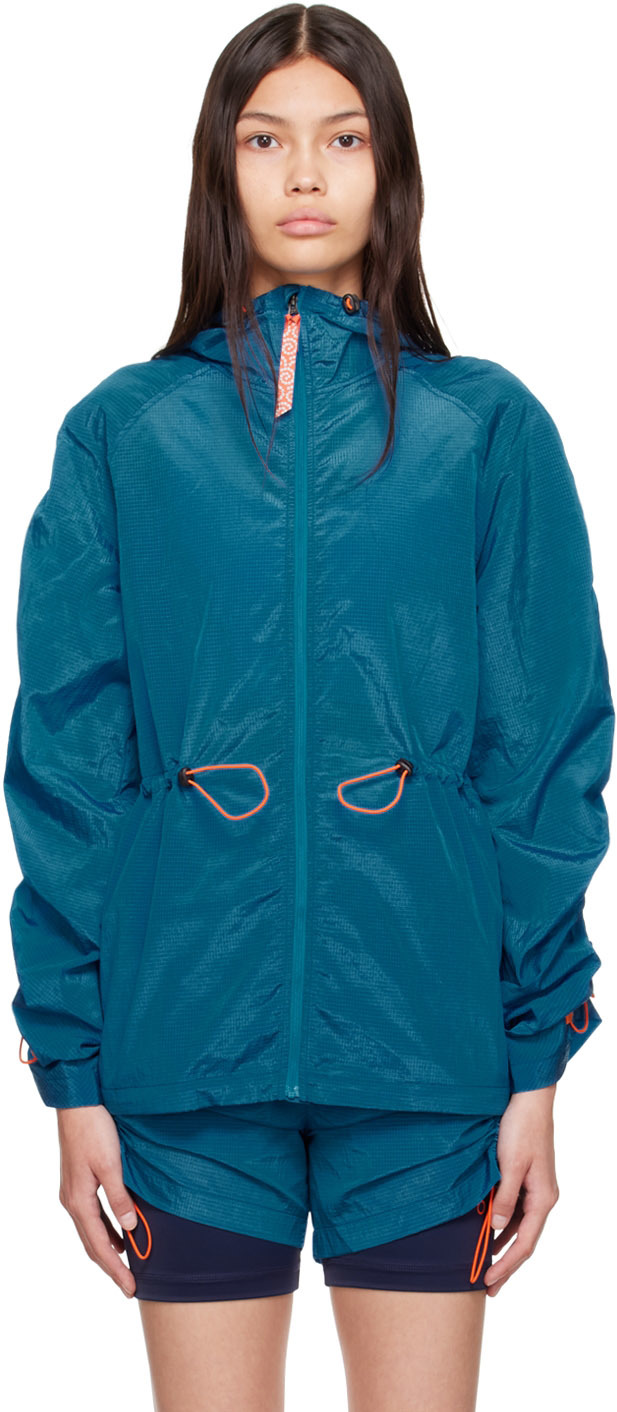 OTTI: Blue Nylon Jacket | SSENSE