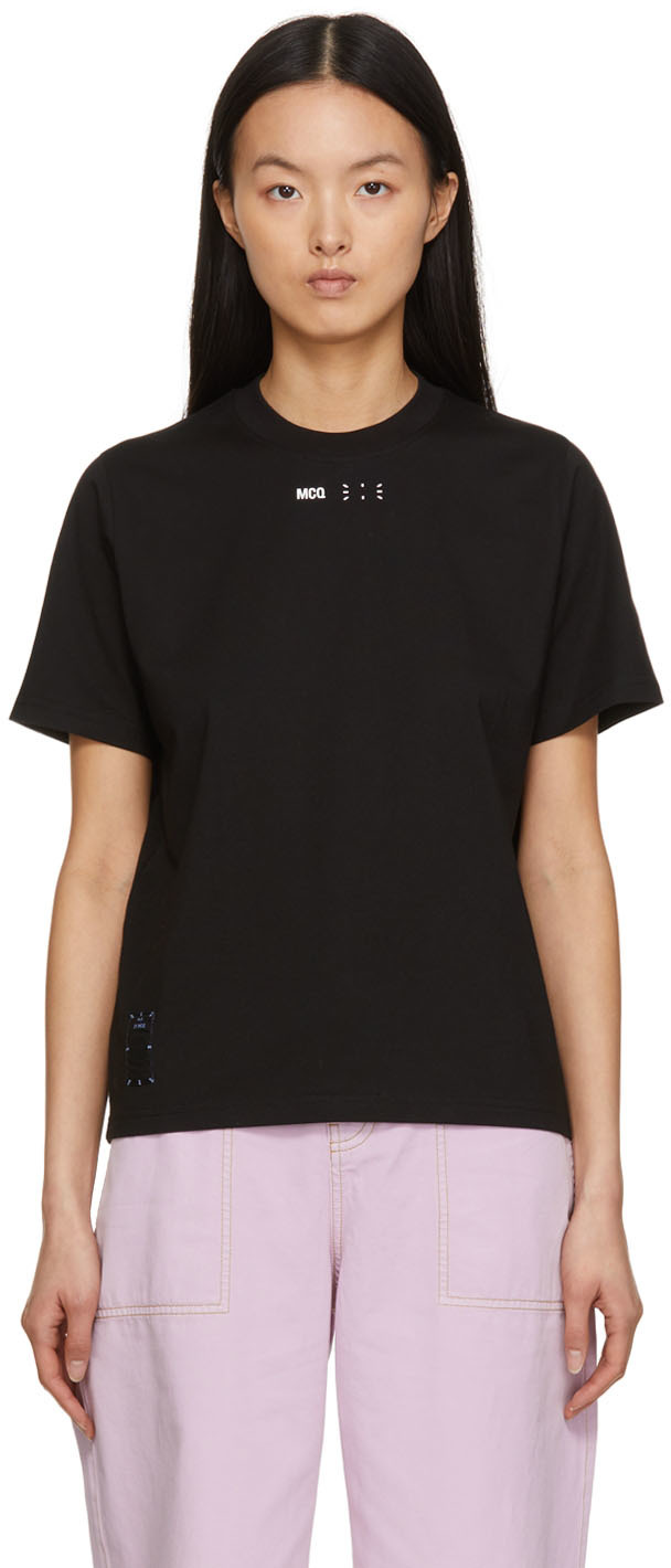 MCQ: Black Jack Branded T-Shirt | SSENSE