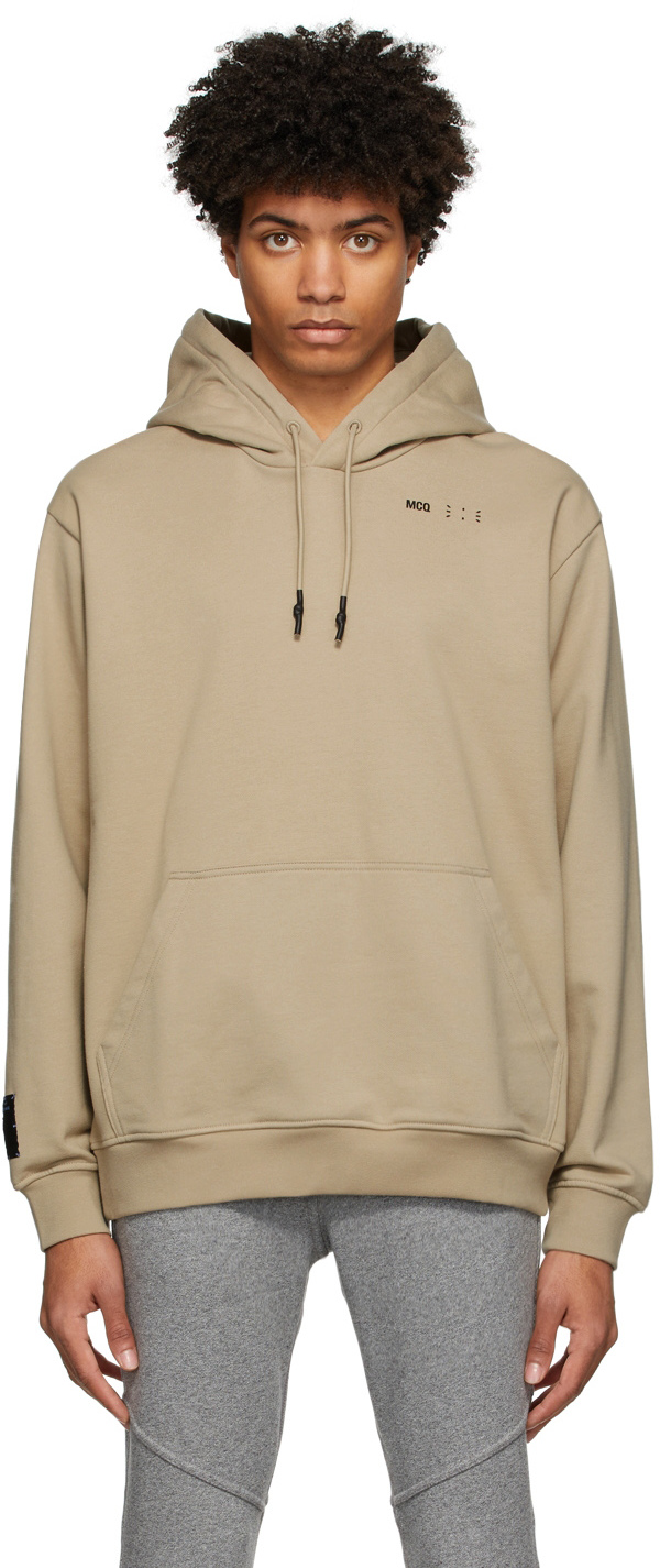 MCQ Beige Relaxed Hoodie