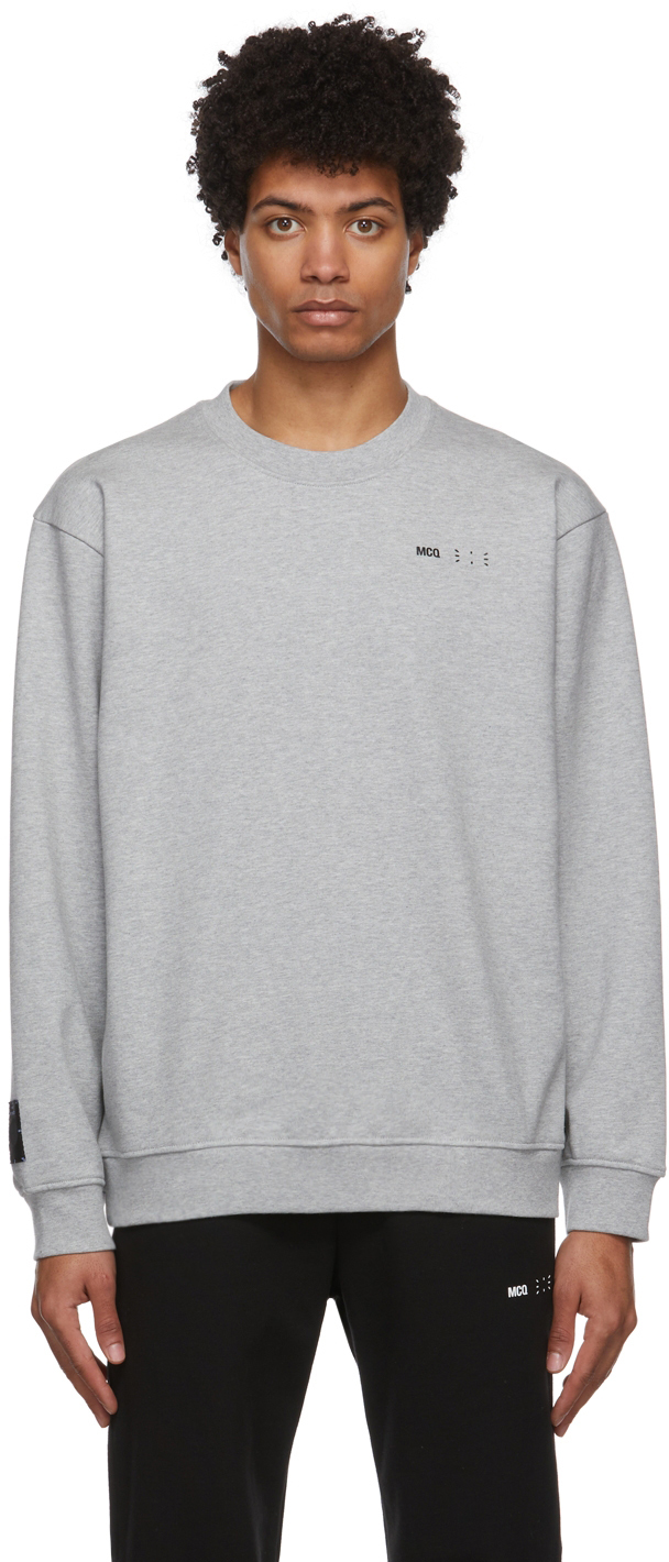 MCQ Grey Jack Branded Sweatshirt