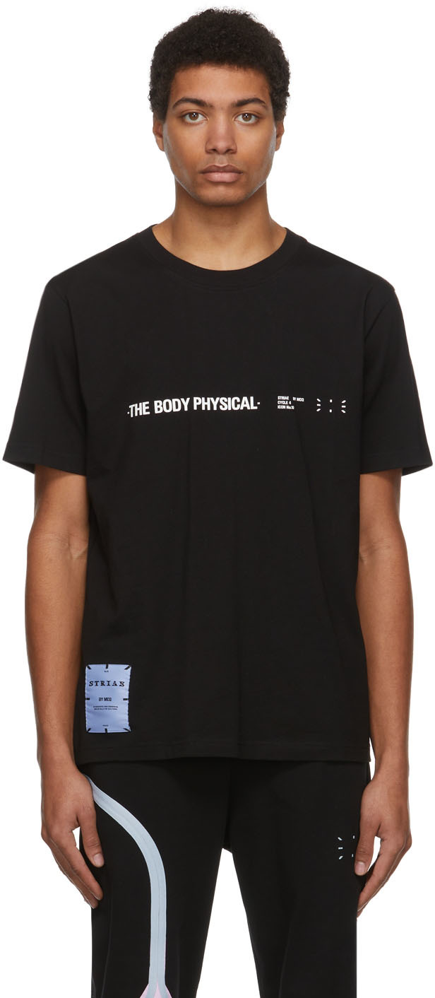 MCQ Black 'The Body Physical' T-Shirt