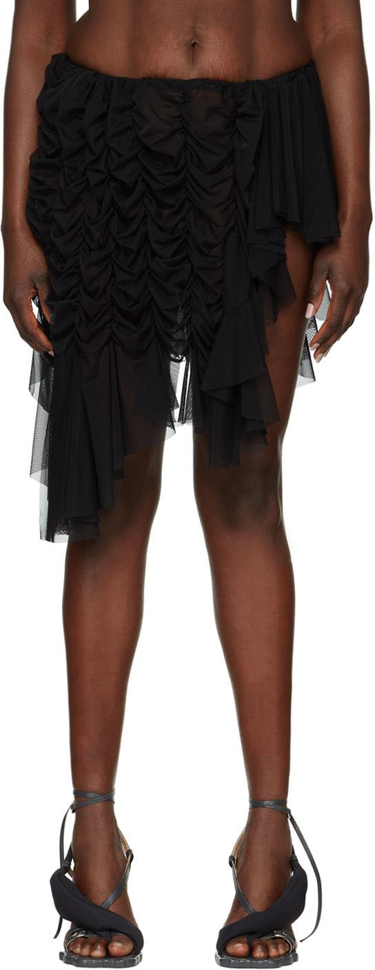 Ester Manas SSENSE Exclusive Black Miniskirt