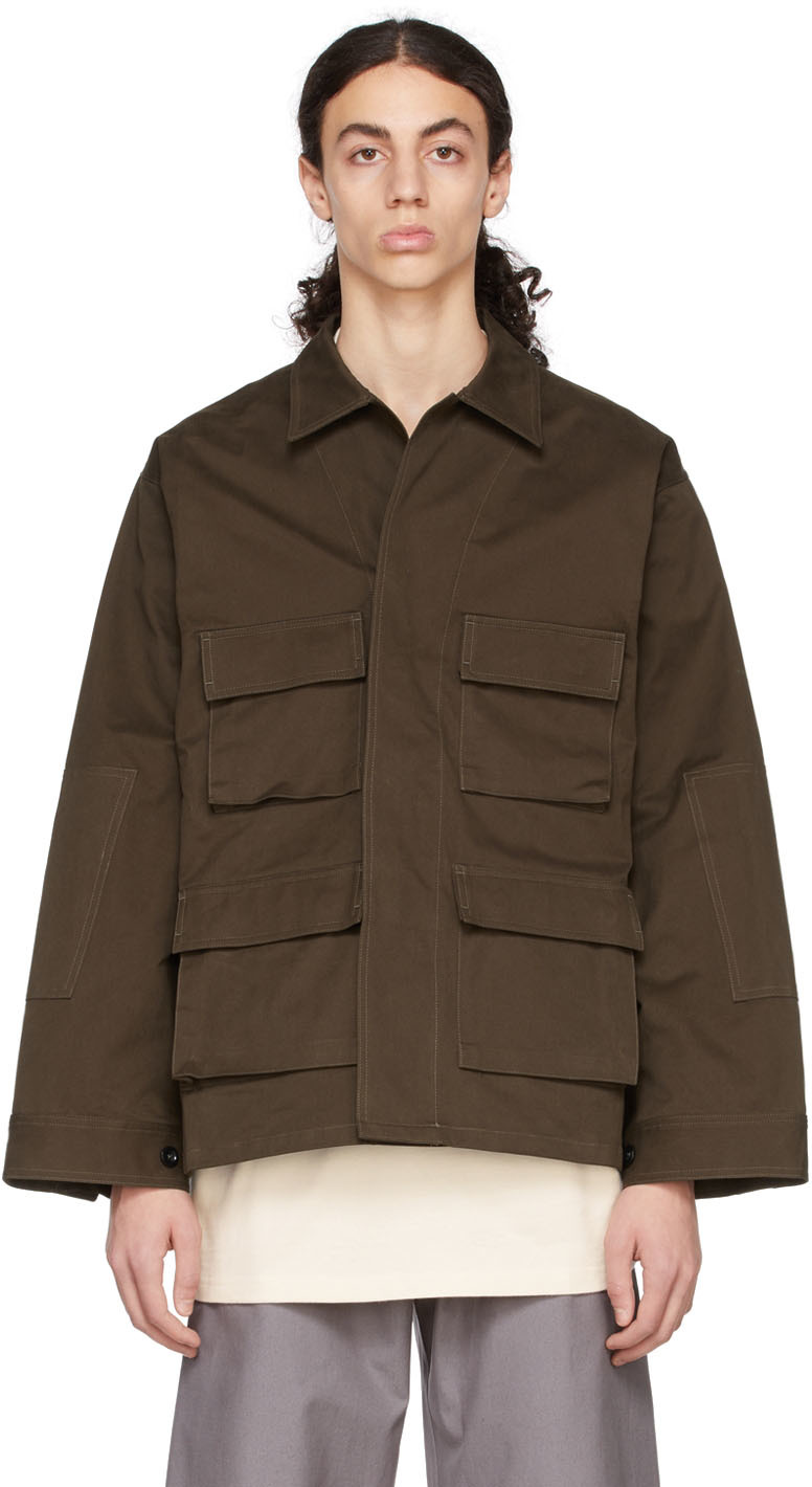 3MAN Brown Cotton Jacket
