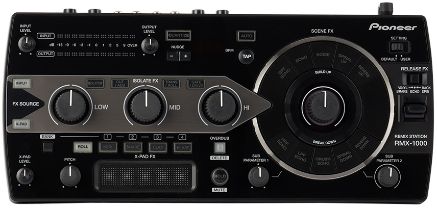 Black RMX-1000 Remix Station by Pioneer DJ | SSENSE Canada