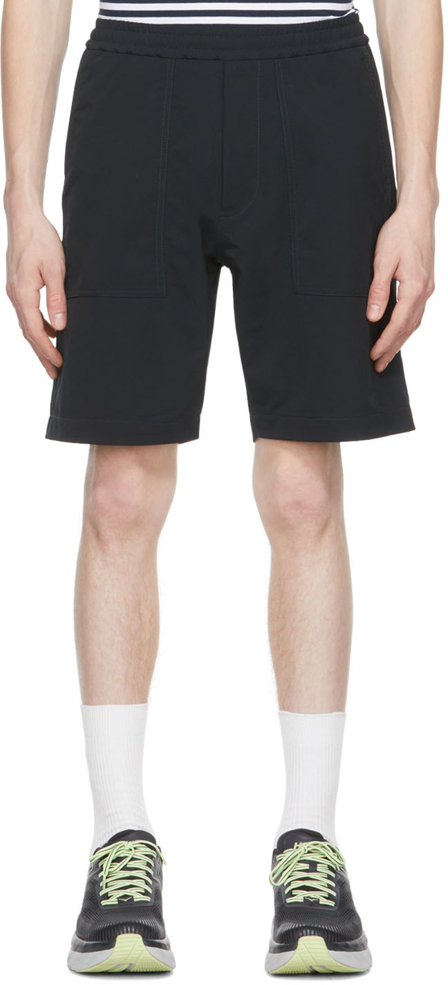 Black Polyester Shorts by Nanamica on Sale