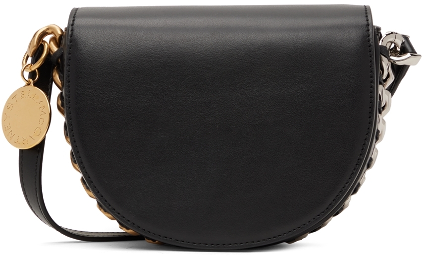 Stella McCartney Black Small Frayme Shoulder Bag