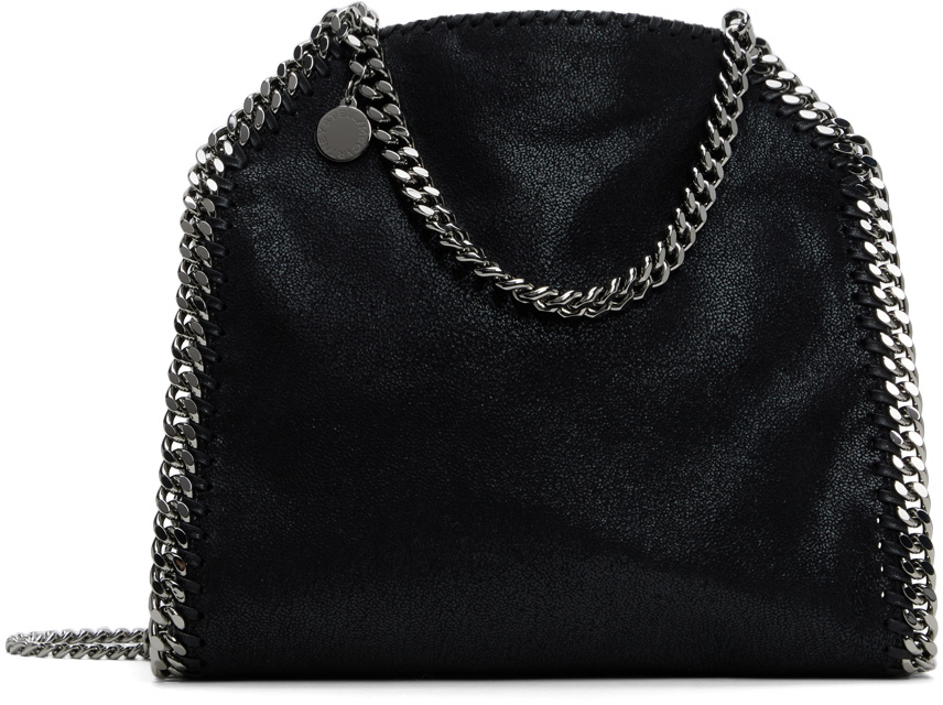 Stella McCartney Black Mini Falabella Shoulder Bag