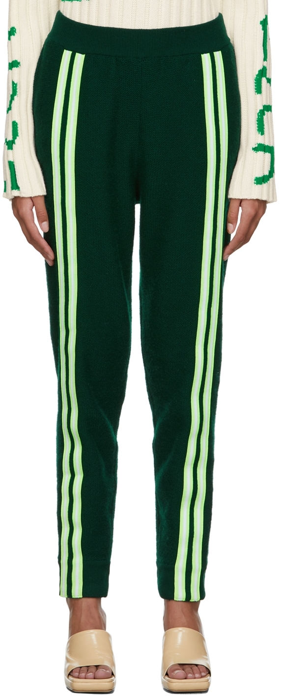 Stella Mccartney Green Tom Tosseyn Edition Logo Lounge Pants In 3011 Dark Green